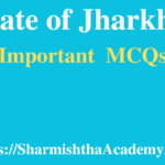 Climate of Jharkhand MCQs