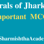 Minerals of Jharkhand MCQs